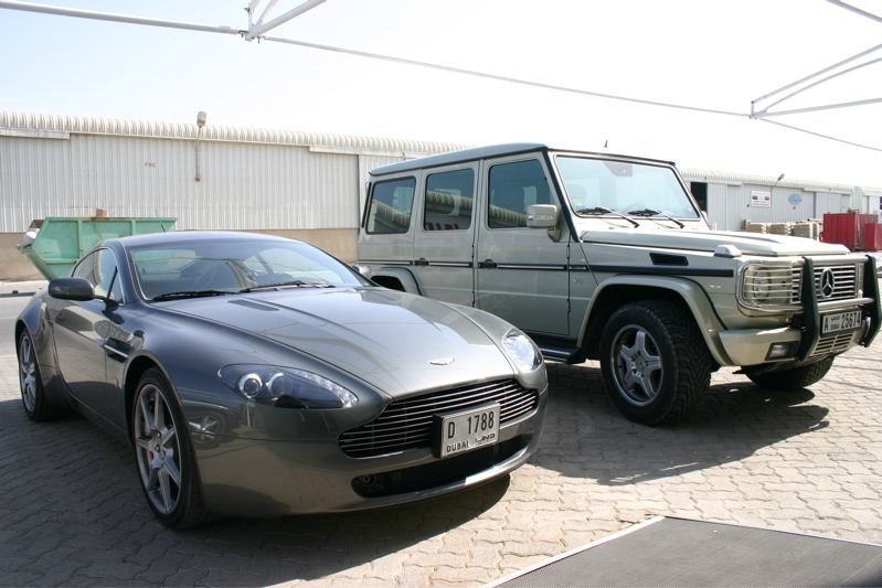 2006 Aston Martin V8 Vantage - Dubai.  Copyright 2006 Jimmy Grewal.