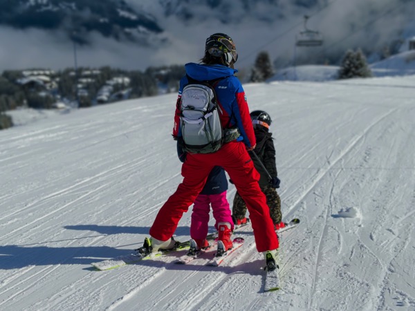 Courchevel Skiing Photo