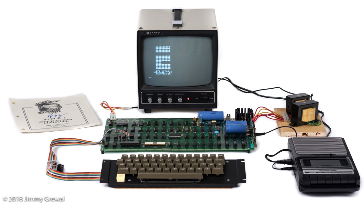 Assembled Apple-1 system